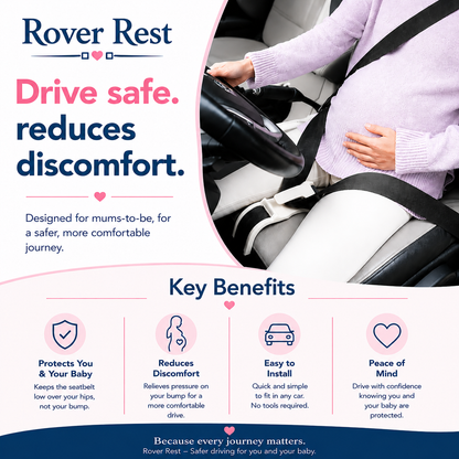 Rover Rest - Pregnancy Seat Belt Adjuster
